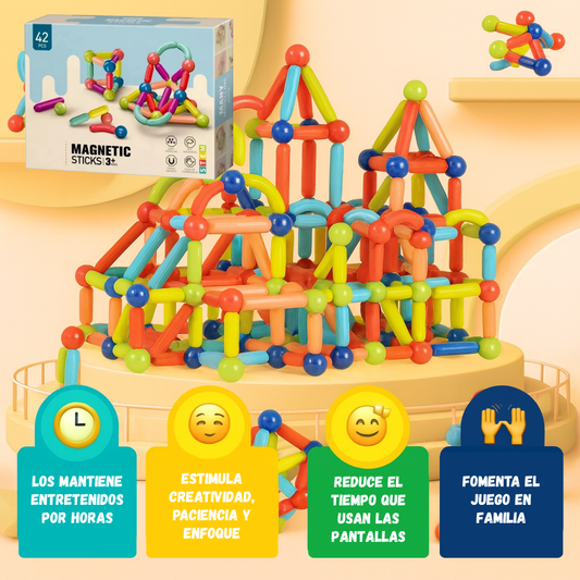 Palos Magnéticos Educativos - Sticki Bloks